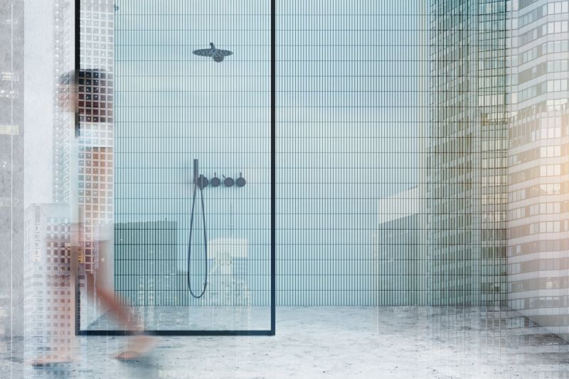 Tile Patterns in a Contemporary Shower