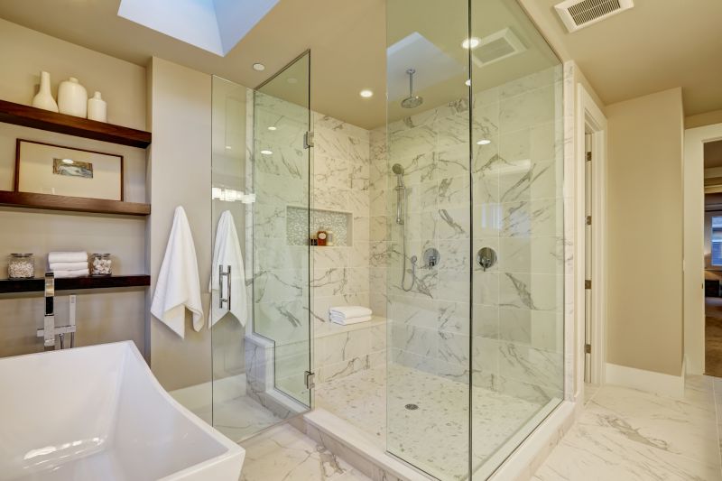 Elegant Shower with Tile Details